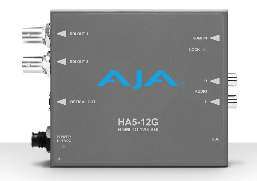 Aja tilbyder nu HDMI2 til SDI i op til 4K HDR i 444 der kan forlænges med 10KM fiber
