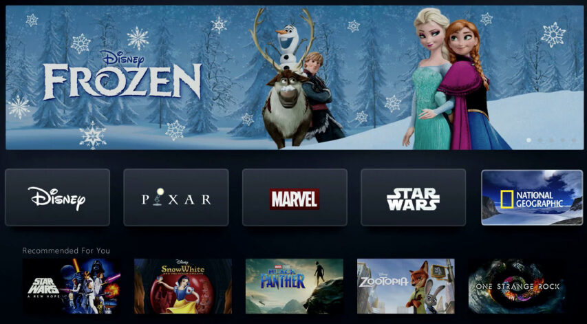 DisneyPlus fører i kampen om forbrugernes opmærksomhed - ApplePlus er dog godt med